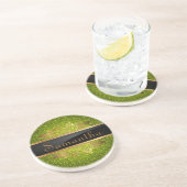ライムグリッターシークインディスコグリッツパターンコースター コースター (側面)