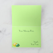 ライムグリーティングカード カード (内部)
