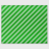 ライムグリーンおよび対角線は縞で飾ります ラッピングペーパー (フラット)