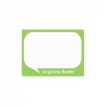 ライムグリーンおよび白の話の泡をカスタマイズ