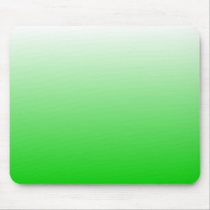 ライムグリーンから白へのグラデーション#00cc00 マウスパッド