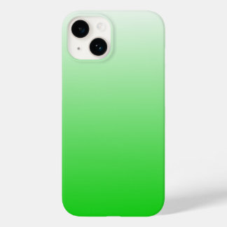 ライムグリーンから白へのグラデーション#00cc00 Case-Mate iPhone 14ケース