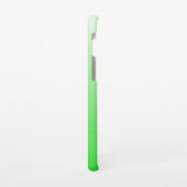 ライムグリーンから白へのグラデーション#00cc00 samsung galaxyケース (左側)