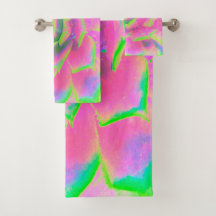 ライムグリーンとピンクの多肉性セダムロゼット