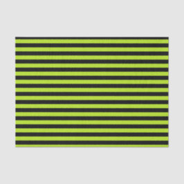 ライムグリーンとブラックストライプ 薄葉紙