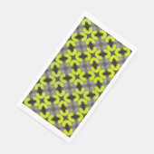 ライムグリーンとブラックトロピカルパターン (コーナー)