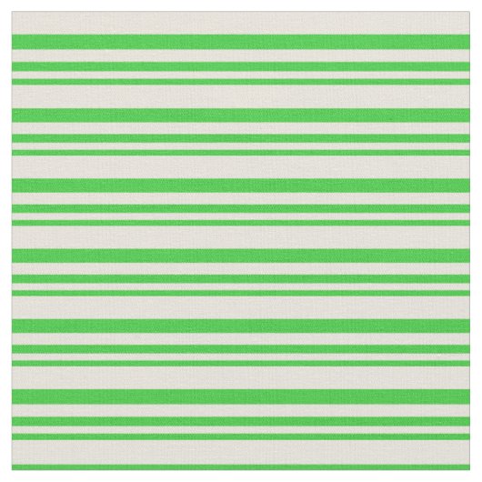 ライムグリーンとベージュ色のパターン ファブリック (クローズアップ)