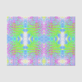 ライムグリーンと紫の抽象芸術円錐花 薄葉紙