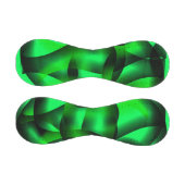 ライムグリーンと黒のカーリングと影は？ 野球ボール (パネル)