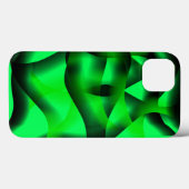 ライムグリーンと黒のカーリングと影は？ Case-Mate iPhoneケース (裏面 (横))