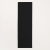 ライムグリーンと黒の大理石の流体アート ヨガマット (裏面)