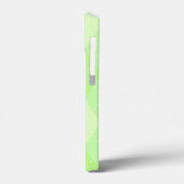 ライムグリーンのダイヤアーガイルモンド模様の色合い Case-Mate iPhoneケース (裏面 / 左)