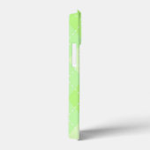 ライムグリーンのダイヤアーガイルモンド模様の色合い Case-Mate iPhoneケース (裏面 / 右)