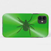 ライムグリーンのダニ病（ライム病）携帯ケース Case-Mate iPhoneケース (裏面(横))