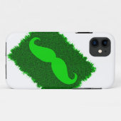 ライムグリーンのヒョウの皮の髭 Case-Mate iPhoneケース (裏面(横))