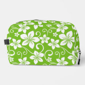 ライムグリーンのブルーハワイ柄 ドップキット (正面)
