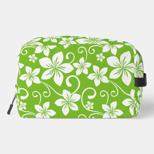 ライムグリーンのブルーハワイ柄 ドップキット (裏面)