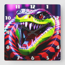 ライムグリーンの唇とピンクの目の眉を持つコブラヘビ