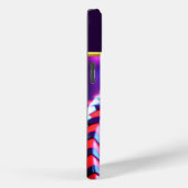 ライムグリーンの唇とピンクの目の眉を持つコブラヘビ Case-Mate iPhoneケース (裏面 / 右)