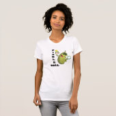 ライムグリーンのPickleballのクールなTシャツ Tシャツ (正面フル)