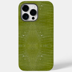 ライムグリーンアリゲータテクスチャプリント Case-Mate iPhone 14 PRO MAXケース