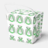 ライムグリーンエンジェル認識度リボンギフトボックス フェイバーボックス (裏面サイド)