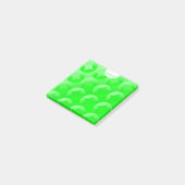 ライムグリーングラフィックデザイン パーソナライズされた ポストイット (アングル)