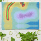 ライムグリーンゲッコ キッチンタオル (折り畳み)