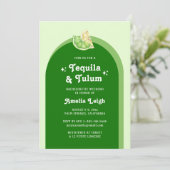 ライムグリーンシトラステキラ&チュラムバチェロレッテ 招待状 (スタンド正面)