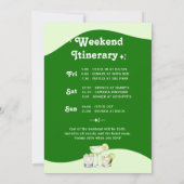 ライムグリーンシトラステキラ&チュラムバチェロレッテ 招待状 (裏面)