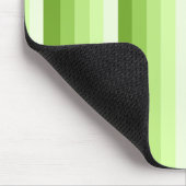 ライムグリーンシャドーストライプの数 マウスパッド (コーナー)