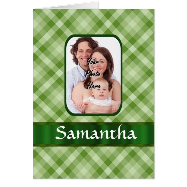 ライムグリーンジンガム (正面)