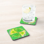 ライムグリーンスパイラル コースター (右側)