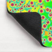 ライムグリーンスポッテッドマウスパッド マウスパッド (コーナー)