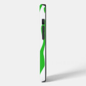 ライムグリーンゼブラプリント Case-Mate iPhoneケース (裏面 / 左)