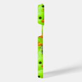 ライムグリーンダックとグリーン4x4トラック iPhoneケース (右側面)