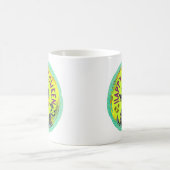 ライムグリーンハッピーハローウィン コーヒーマグカップ (中央)