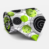 ライムグリーンピックボール – ネクタイ (ロール)