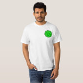 ライムグリーンフラワーリボン Tシャツ (正面フル)