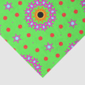 ライムグリーンフローラデカップージ 薄葉紙 (詳細)