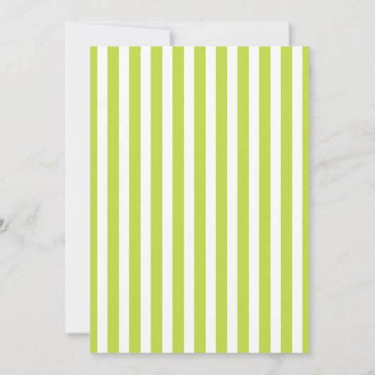 ライムグリーンホワイトグレー航海の結婚式招待状 招待状 (裏面)