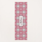 ライムグリーンマンダラパーソナライズされたヨガマット ヨガマット (正面)