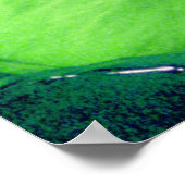 ライムグリーンワイアアットバス，英国 ポスター (角)