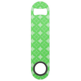 ライムグリーン七宝パターン スピード栓抜き