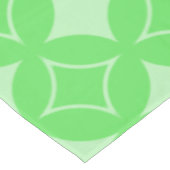 ライムグリーン七宝パターン テーブルクロス (アングル)