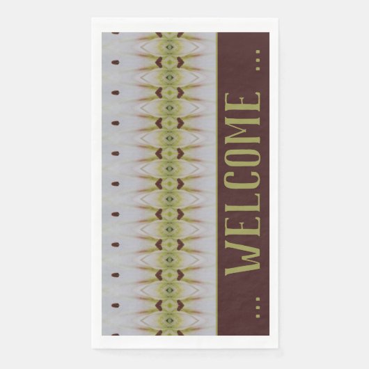 ライムグリーン付き模様デザイン (正面)