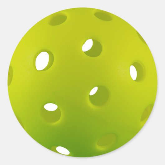 ライムグリーン実在漬けボール ラウンドシール (正面)