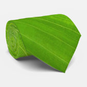 ライムグリーン微妙ストライプなアートネクタイ ネクタイ (ロール)