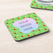 ライムグリーン愛 コースター (左側)