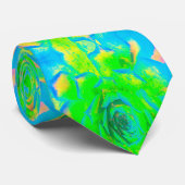 ライムグリーン果樹汁多肉性セダムロゼット ネクタイ (ロール)